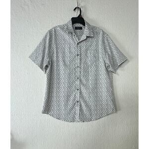 Visitor Premium Men's Shark Button Down 4-Way Stretch SZ L